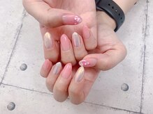 ネイル ビューティーマジック 葛西本店/ピンクグラデーションネイル