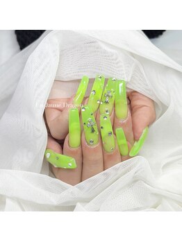 アン ジョーヌドラゴ/【ロングネイル】ネオンネイル