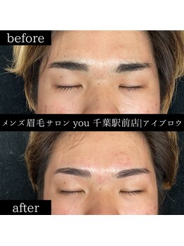 ユー 千葉駅前店(you)/メンズ眉毛/メンズ眉/千葉駅