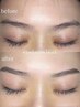 眉毛アイブロウデザインWAX+メイク仕上げ ¥6600→¥5500