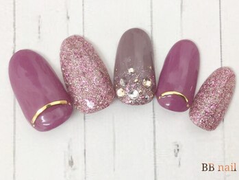 大人ゴージャスネイル