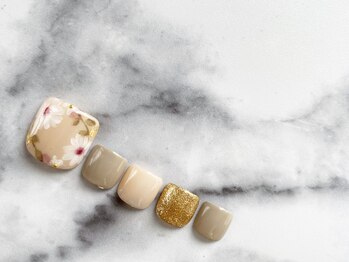 スリー(THREE)/Apr,2021/nail design