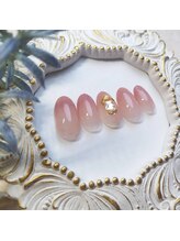 ピオニーネイル(peony nail)/シェル&グラデーション