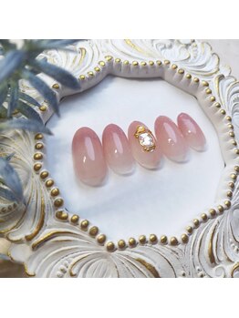 ピオニーネイル(peony nail)/シェル&グラデーション