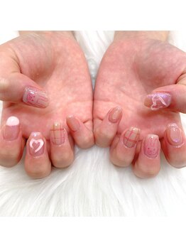 東海最大級ネイルサロン by レディスペネイル 名駅店/落書きネイル