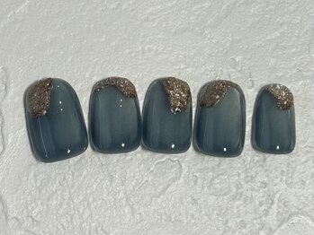 アイ ネイルズ 天神店(I nails)/ブルーニュアンス ¥6500