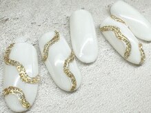 チェリーズネイル(Cherrys Nail)/ゴールド ニュアンス ネイル