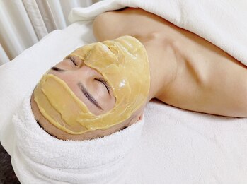 マロウド 藤枝店(malowdo)の写真/【その場でツルツル！ツヤ肌！フェイスワックス】毛穴の詰まりやうぶ毛がごっそり取れてメイクのりUP◎