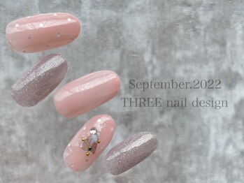 スリー(THREE)/September 2022/nail design