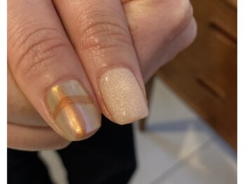 アルナイズネイル(Arnaiz nail)/インクアートチェックデザイン 