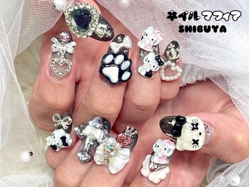 ネイルマフィア 渋谷(NAIL MAFIA)/ゴテゴテ/地雷ネイル