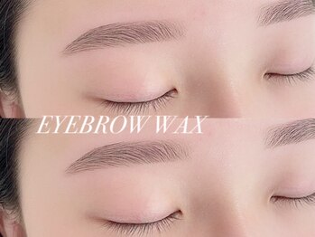 トゥルーネイル アンド アイ 千葉店(TRU NAIL & EYE)の写真/【垢抜けが叶うあなただけの美人眉！】メイクの仕上がりが格段に上がる♪保湿ケア付きアイブロウWAX¥3990