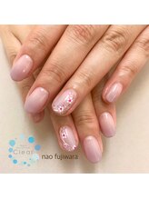 クリアー 日本橋小伝馬町(Clear)/さりげない和柄ネイル