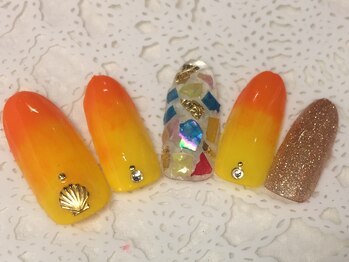 ネイルサロン リリオ(Nail Salon Ririo)/カラフル夏ネイル