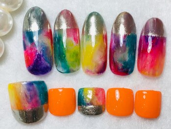 ネイルサロン 爪/☆春満開スプリングネイル☆