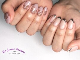 【自爪ネイル】アシンメトリー