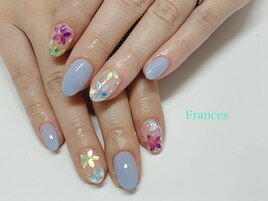 リーフホログラム　お花