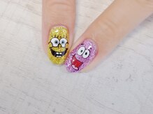 ラルネイル 大宮(Lull. nail)/キャラクターアート１本2500円♪