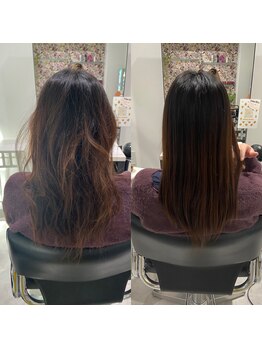 シュール センター南(SURREAL)/ヘッドスパ後のビフォーアフター