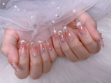 スノーネイルサロン 新宿店(Snow nail salon)/韓国蝶々マグフレチーク純欲