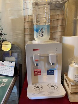 旋/温/冷ミネラルウォーターご用意