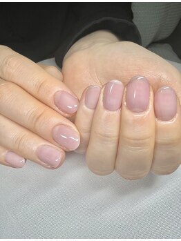 ネイルサロン チェリッシュ(Nailsalon Cherish)/【新生活】清潔感シンプルネイル