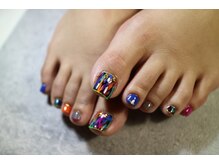 ネイルサロン R/フットアートコース　7480円 