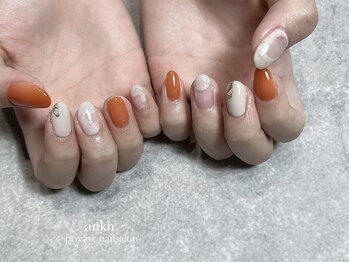 アンク(ankh.)/オレンジネイル