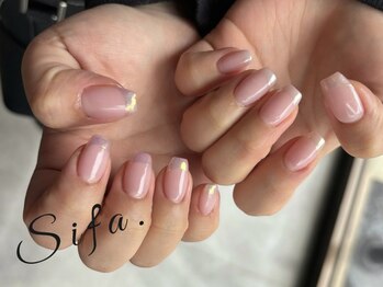 シファ(Sifa.)/オーロラ/フレンチネイル