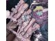 ノーリミットオオサカ(NOLIMIT.OSAKA)の写真/【トレンドネイルから個性派ネイルまでお任せ】キラキラ可愛いパーツ多数！指先をおしゃれに♪