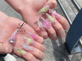 リリー 大阪駅前第一ビル店(Lily)の写真/#3Dネイルもお任せ!自分好みのアートが実現できる◎最新トレンドを取り入れたデザインで周りと差をつけよう