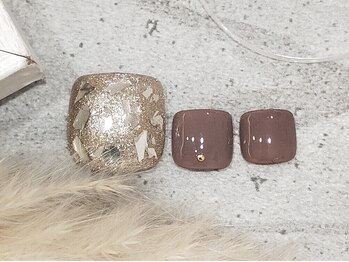 ヘルシーネイルサロン マリアール オーロラタウン店/フットジェル定額スタンダード