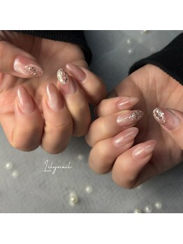 リリーネイル(Lily nail)の写真/シンプルで可愛いデザインを豊富に取り揃えております◎オフィスにもぴったりなネイルをお楽しみください♪