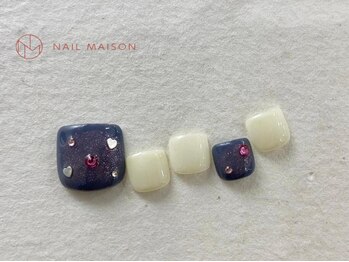 ネイルメゾン 梅田(NAIL MAISON)/ハートホロチークメタルパーツ