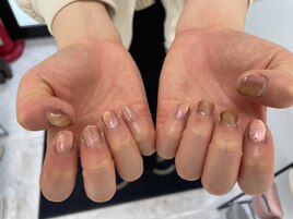 ラメグラデーション