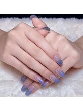ダイアモンドネイルスタジオ 新宿店(Diamond Nail Studio)/チップラメグラデーション