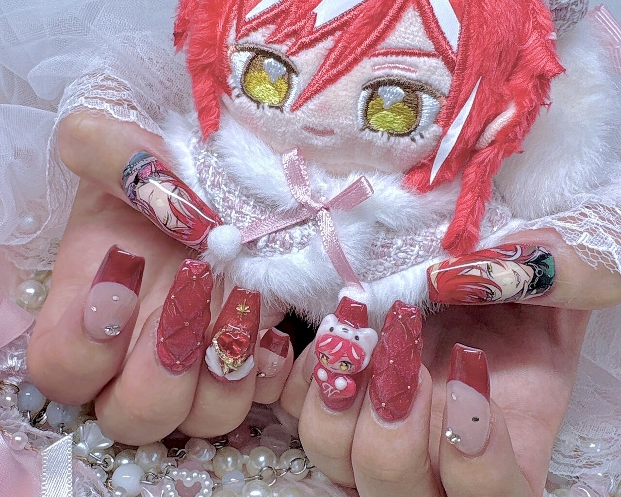 痛ネイル 推しネイル イニシャル：PG013345048｜ネイル アリーズ