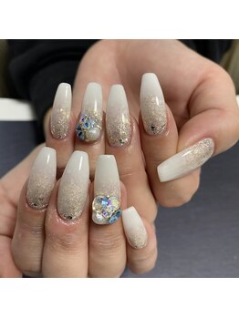 ルエルグロウ(LUEL GROW)/白グラデーション