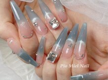 ピオミエルネイル 新宿(pio miel nail)/マグネットフレンチ