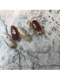 大理石ネイル
