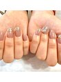 エニシング ネイルアンドケア(Anything Nail&Care) ストーンでぷっくりリボンネイル♪