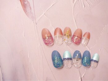 ネイルサロン ブリオン(Nail Salon Bullion)/ハーフフレンチネイル