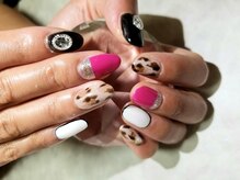 シュガーネイル(sugar nail)/レオパードネイル