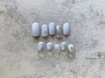 シンプリー 西荻窪店(Simpliee)/定額ネイル￥7900