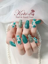 コト(KOTO)/ハート/ドット/グリーン/緑