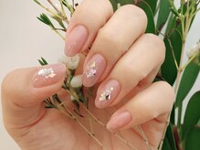 スタンダード アイネイル/ピンクジェルネイル￥9900