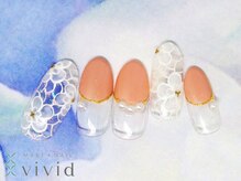 メイクプラスネイル ヴィヴィッド(MAKE+NAIL vivid)/＊冬ブライダルネイル＊