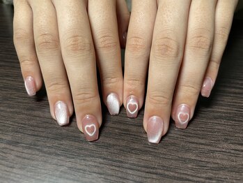 ネイルズティンク(Nails.tink)/ハートマグネットネイル