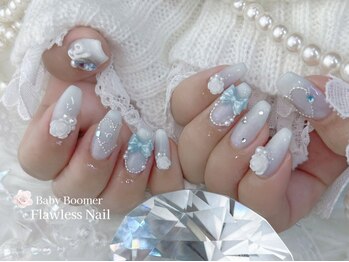 フローレスネイル 新宿西口店(FlawlessNail)の写真/【オフ無料 アートやり放題120分￥9100/150分￥11000】持込画像OK!フルオーダーデザインで理想の指先に★