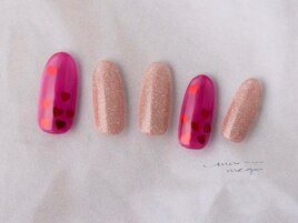 ハートホロネイル